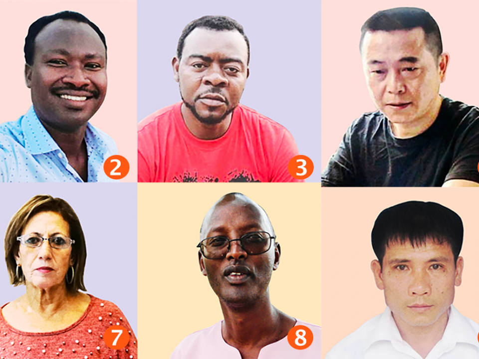 Portraits des dix victimes de la torture 2019
